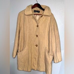 Herman Kay size 18  wool trench coat